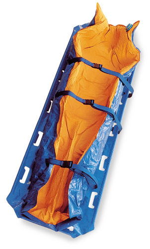 RESCUEFORM EURO Vakuum-Rettungs-Matratze, orange/blau, 80x210cm