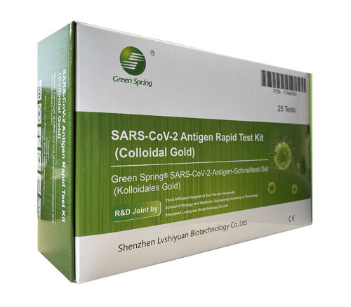 Green Spring SARS-CoV-2-Antigen-Schnelltest 4-in-1 für professionelle Anwendung
